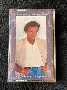 Columbia Purple and Cream Cassette Tape Insert